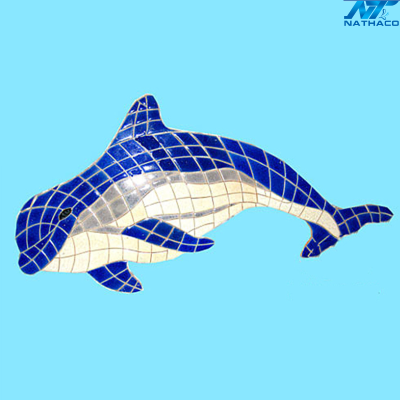 Gạch kính hình cá voi