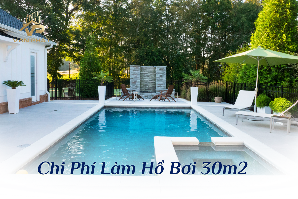 Chi phí làm hồ bơi 30m2