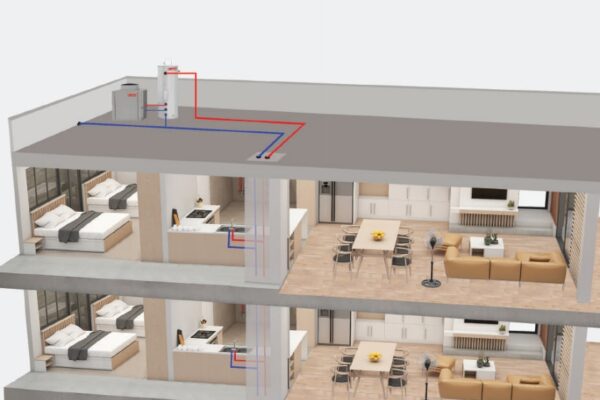 Lắp đặt hệ thống nước nóng trung tâm cho biệt thự